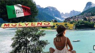 Molveno lake italy july 2024 summar 4K walking tour live [upl. by Niwrad]