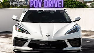 Insane Drive In My C8 Corvette POV [upl. by Eicam]