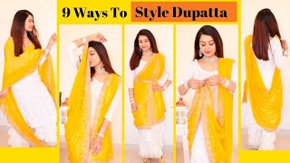 MUST Try Dupatta Styles  How to Style Dupatta with Punjabi Suits gulzBeauty [upl. by Ainoloppa]