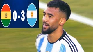 Bolivia VS Argentina 03 RESUMEN HIGHLIGHTS  GOLES  Eliminatorias Mundial 2026 [upl. by Nasar]