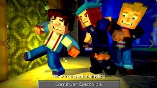 PORTAL PARA O MURDER HAHA  MINECRAFT STORY MODE EPI 6 [upl. by Kenny118]