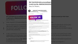 SuitArbitration Proceedings against your failure payment kkv loansettlement [upl. by Warton]