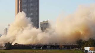 Implosion Of Leaning Tower of Dallas viralvideo youtube [upl. by Neirb]