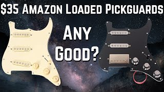 How to Make Your Cheap Strat Sound Like a FENDER  Amazon Loaded prewired Pickguard Review amp Demo [upl. by Suoivatram]