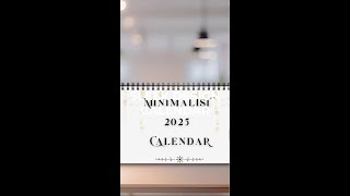 Sleek Modern Wall Calendar 2025 Planner Monthly Date Organizer [upl. by Simonsen588]