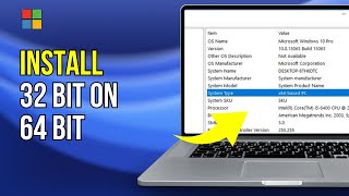 How To Install 32 Bit Software On 64 Bit OS  Run 32 Bit Program On 64 Bit Windows 111087 [upl. by Barrada]