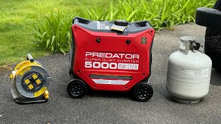 Predator 5000 watt inverter generator Review  Spoiler Alert 🚨 ITS AMAZING 🚨 [upl. by Euqininod]