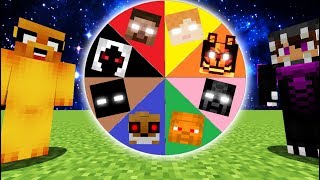 ¡LA RULETA DE ENTIDADES MALIGNAS MINECRAFT HEROBRINE LICK ENTITY303 ALEXBRINE [upl. by Helali]