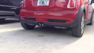 MINI Cooper S quotPop and Burblequot Exhaust Sound [upl. by Kacy]