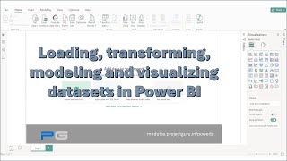 Loading transforming modeling and visualizing datasets in Power BI [upl. by Nichols297]