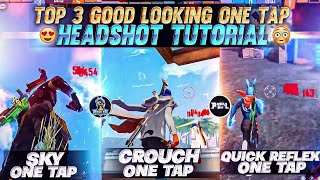 Tutorial  Top 5 Good Looking ONETAP Headshot Like Legends 🔥😳  New One tap Headshot Tips amp Tricks [upl. by Wengert]