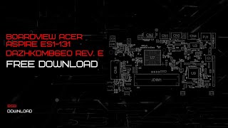 Boardview Acer Aspire ES1 131 DAZHKDMB6E0 Rev E Quanta ZHKD [upl. by Orland]