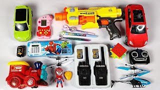 Latest Toys Collection🤑Smoke Train SpiderMan Drone Walkie Talkie Rc Helicopter Pencil Box Pens [upl. by Aekerly12]