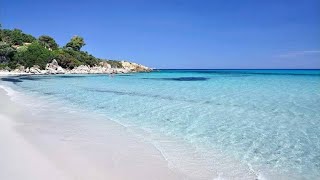 Spiaggia di Simius  Villasimius Sardegna  4k [upl. by Ecirbaf275]