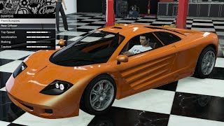 GTA 5  Past DLC Vehicle Customization  Progen GP1 McLaren F1 [upl. by Drais493]