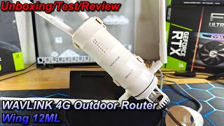 Der beste 4G Outdoor Router von WAVLINK für einen kleinen PREIS  AC1200 Outdoor 4G Router Wing 12ML [upl. by Eustashe]