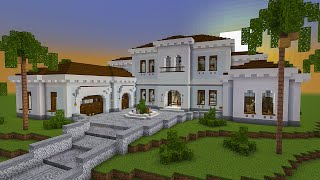 Minecraft How to Build a Mansion 9  PART 1 [upl. by Robbin]