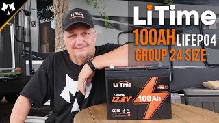 LiTime Group 24 Deep Cycle Battery  12v 100Ah LifePO4 Review [upl. by Issy518]