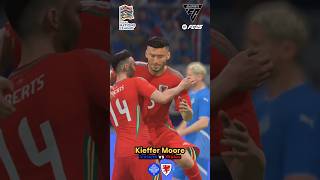 KIEFFER MOORE SCORES Iceland vs Wales [upl. by Cort313]