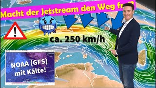 Mit 250 kmh zum Arctic Outbreak NOAA will kalte Nordlage Öffnet der Jetstream das PolarluftTor [upl. by Nickola575]