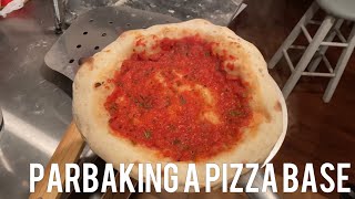 Parbaking Pizza for Freezing [upl. by Nella]