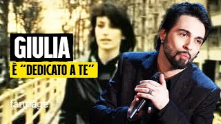 Morta Giulia protagonista della canzone Dedicato a te de Le Vibrazioni il messaggio di Sarcina [upl. by Balough]