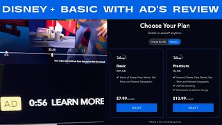 Disney Plus Basic with Ads Review [upl. by Nilad]