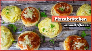 Pizzabrötchen mit Sauce Hollandaise  simple amp schnell TikTok Blätterteig Pizzarezept [upl. by Ainadi]