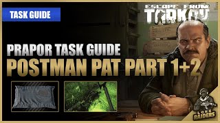 Postman Pat Part 1 and 2 1212 Letter  Prapor  Therapist Task Guide  Escape From Tarkov EFT [upl. by Plate]