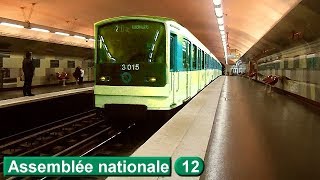 Assemblée nationale  Ligne 12  Métro de Paris  RATP MF67 [upl. by Garret]