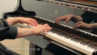 Gurlitt  Der erste Vortrag Op21018 Impromptu ／ グルリット：「こども音楽会」Op210 18 即興曲 [upl. by Sylvia624]