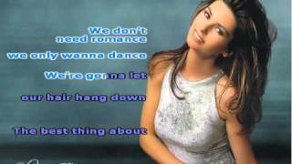 I Feel Like A Woman  Shania Twain  Karaoke [upl. by Ailecara]