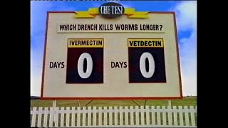 Ivermectin vs Cydectin  mid 2000s cricketthemed NZ TV commercial [upl. by Neeli739]