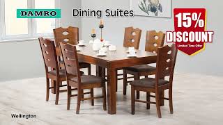 15 Discount for Damro Dining Suites [upl. by Castorina]