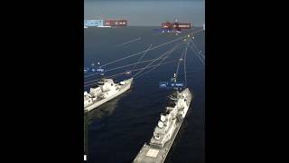 Naval Battle 01  WARGAME Red Dragon rts wargamereddragon [upl. by Eerej]