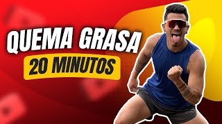 🔥QUEMA MUCHAS CALORÍAS con este CARDIO HIIT de 20 MIN  Ejercicios en CASA para BAJAR DE PESO [upl. by Klayman]