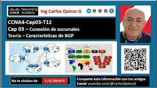 CCNA4Cap03T12  Características de BGP Teoría Cap 03  Conexión de sucursales [upl. by Francoise]