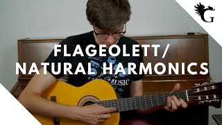 Tutorial Flageolett  Natural Harmonics [upl. by Okihcim]