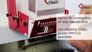 STAGO HM 15  automatic stapling machine [upl. by Tnarud]