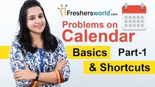 Aptitude Made Easy  Problems on Calendar Basics and Methods Shortcuts Time and Date [upl. by Ahtilat]