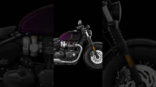 Bonneville Bobber Stealth “PURPLE” [upl. by Ayatal]