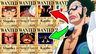 One Piece Entwicklung der Kopfgelder Alt amp Neu einfach erklärt [upl. by Htiekram759]