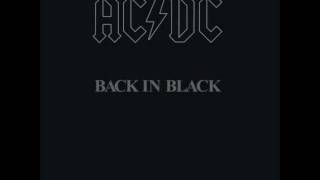 ACDC Back in black Backing Track with vocals [upl. by Lelah]