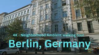 Berlin Germany  My neighborhood  4k ambient walking tour [upl. by Tiffani]