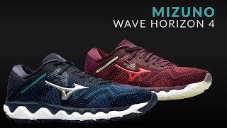 Mizuno  Wave Horizon 4  Running Shoe Overview [upl. by Nitnelav608]