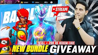 FREE FIRE LIVE FROSTFIRE BUNDLE EVENTGIVEAWAYCUSTOM ROOM TEAMCODE FF GIVEAWAYlokeshgamerlive [upl. by Nyrret]