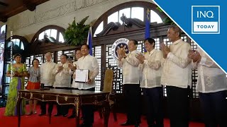 New Agrarian Emancipation Act signed P575B debt of 610K farmers condoned  INQToday [upl. by Lledo]