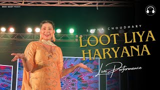 Loot Liya Haryana  Sapna Choudhary Dance Video 2023  New Haryanvi Songs Haryanavi 2023 [upl. by Anayaran]