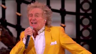 Rod Stewart live  the Queen’s Platinum Jubilee 4 June 2022 [upl. by Rolanda]