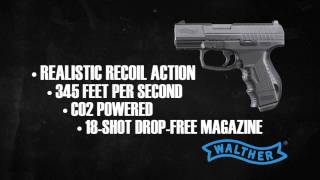 Walther CP99 Compact Handgun Slow Motion  Umarex Airguns [upl. by Alaham886]